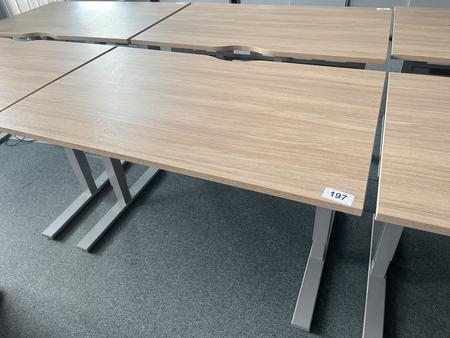 Schreibtischmodul Type B 130x80 cm