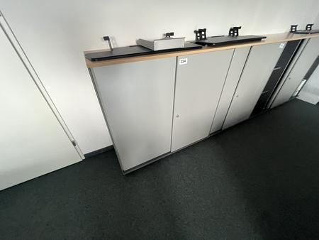 Aktenschrankmodul BENE 120x110 cm mit 3 Ordnerh�hen