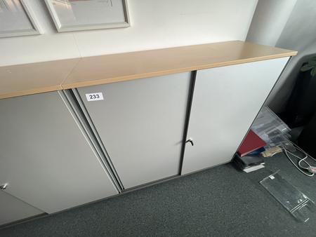 Aktenschrankmodul BENE 120x110 cm mit 3 Ordnerh�hen
