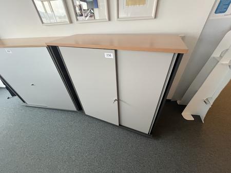Aktenschrankmodul BENE 120x110 cm mit 3 Ordnerh�hen