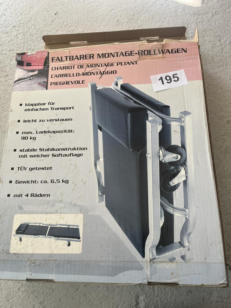 Faltbarer Montagerollwagen, 6,5 kg, max. 90 kg mit 4 R&auml;dern?d=2026-05-21 00:38:28