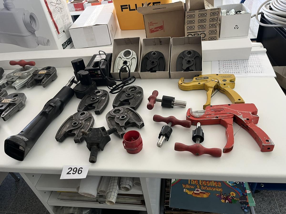 Klauke Minipress f&uuml;r Kupferrohr 15 - 28 mm, Mehrschichtverbundrohr 16 - 32 mm