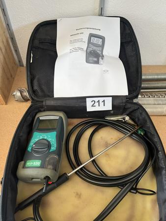 Abgasmessgerät Typ BRIGON 520, elektronischer CO2-Temperaturmesser Abgasmessgerät Typ BRIGON 520, elektronischer CO2-Temperaturmesser