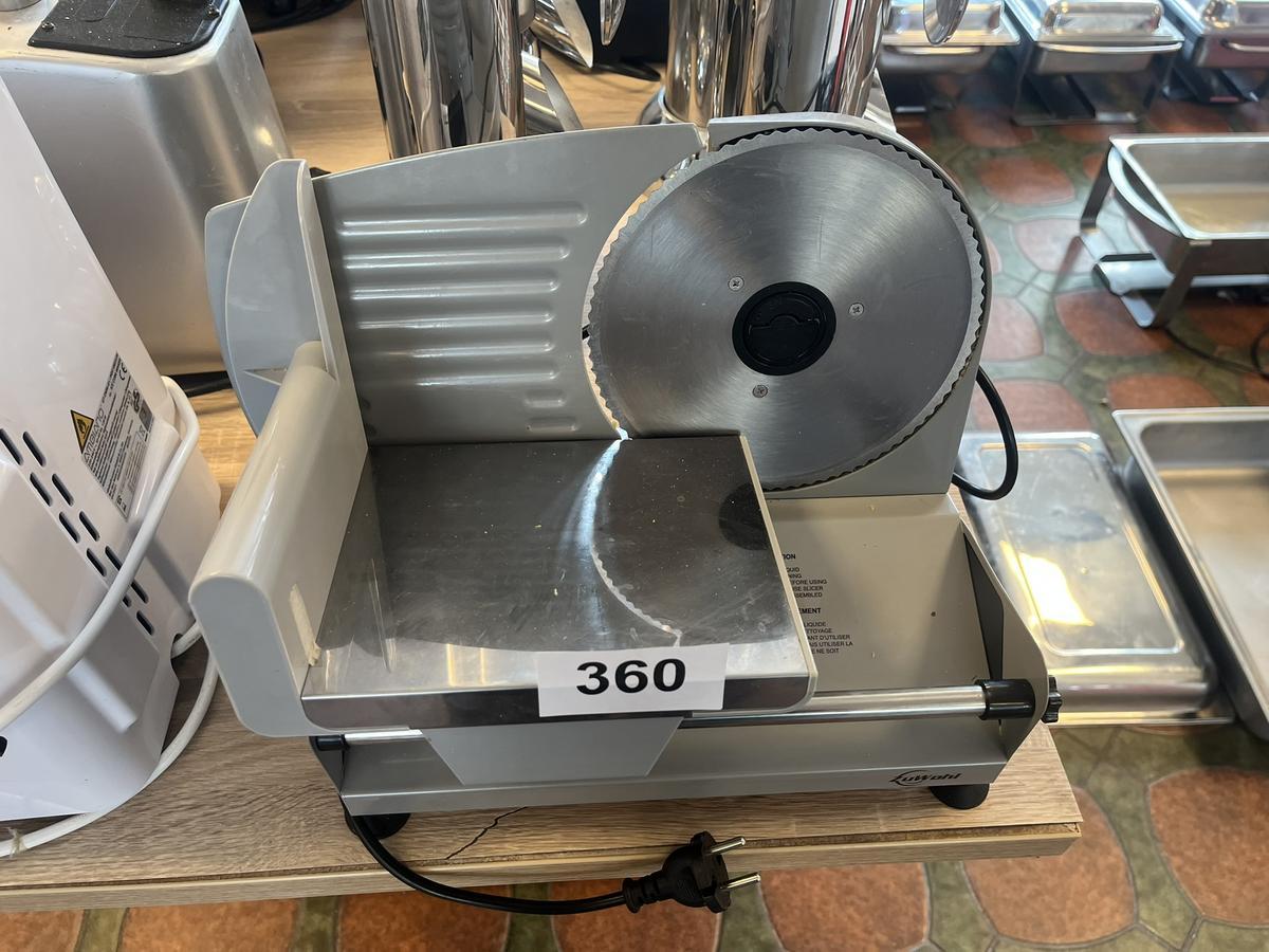 Zuwohl Aufschnittmaschine, S&auml;geblatt-DM ca. 190 mm?d=2026-05-28 13:43:19