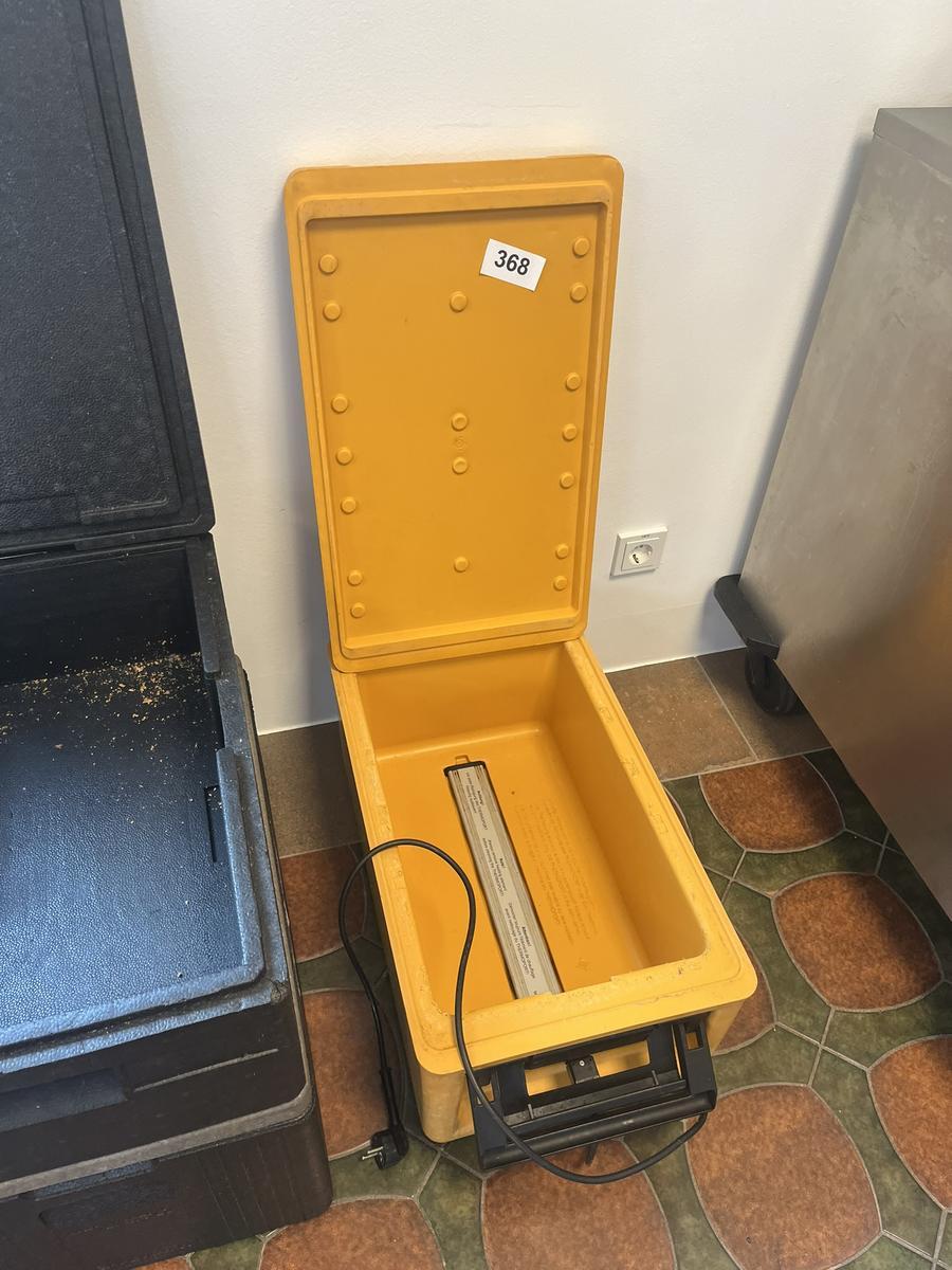 Thermoport Fab. Rieber, elektrisch beheizt, Innenma&szlig;e ca. 51 x 30 x 20 cm