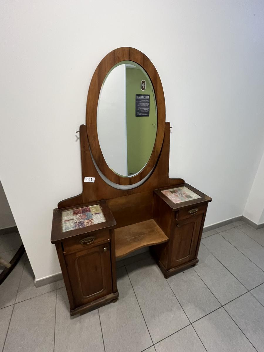 Antike Anrichte mit Spiegel ca. 115 x 35 x 180 cm