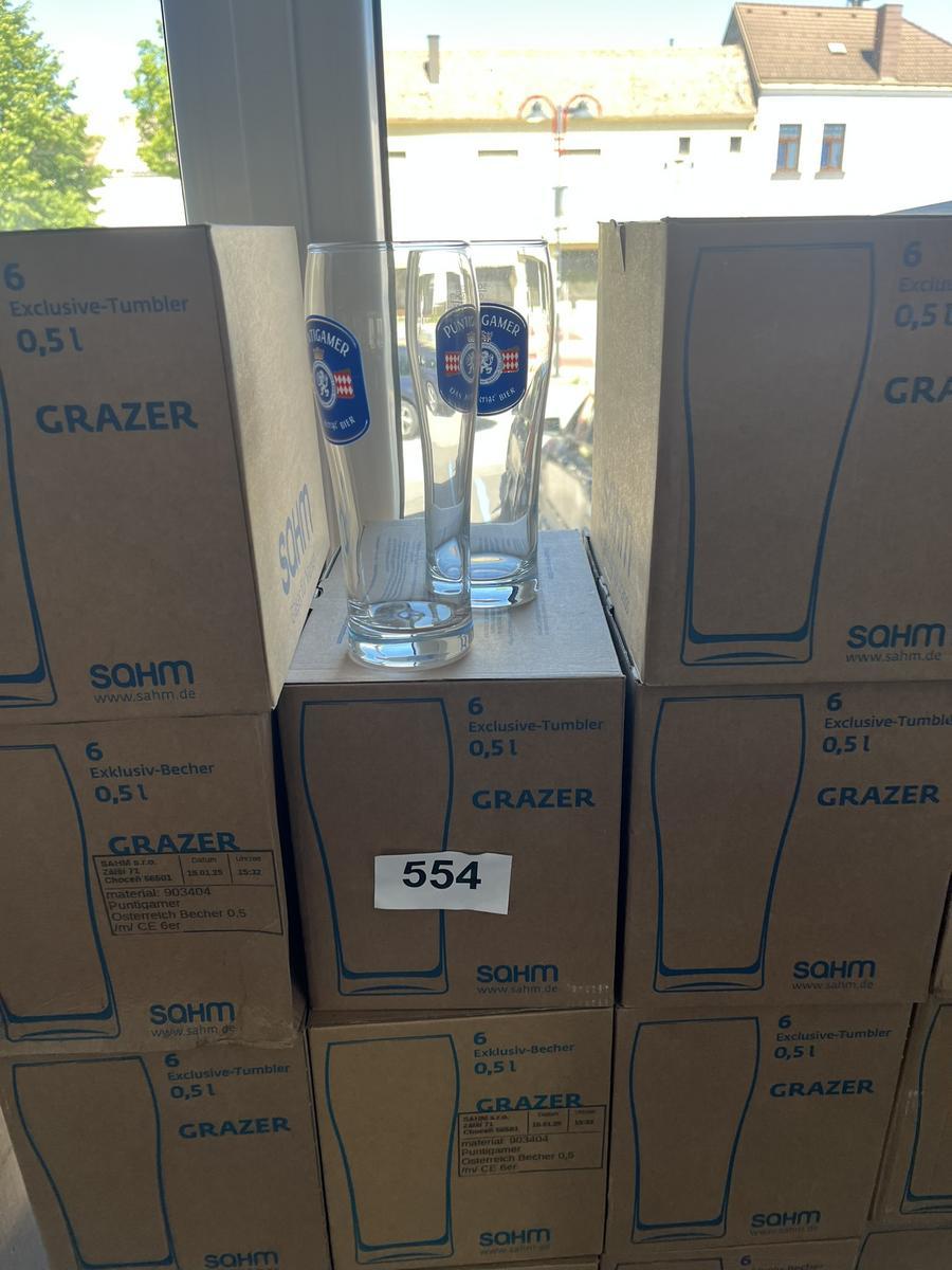 ca. 90 Stk. Bierglas 0,5