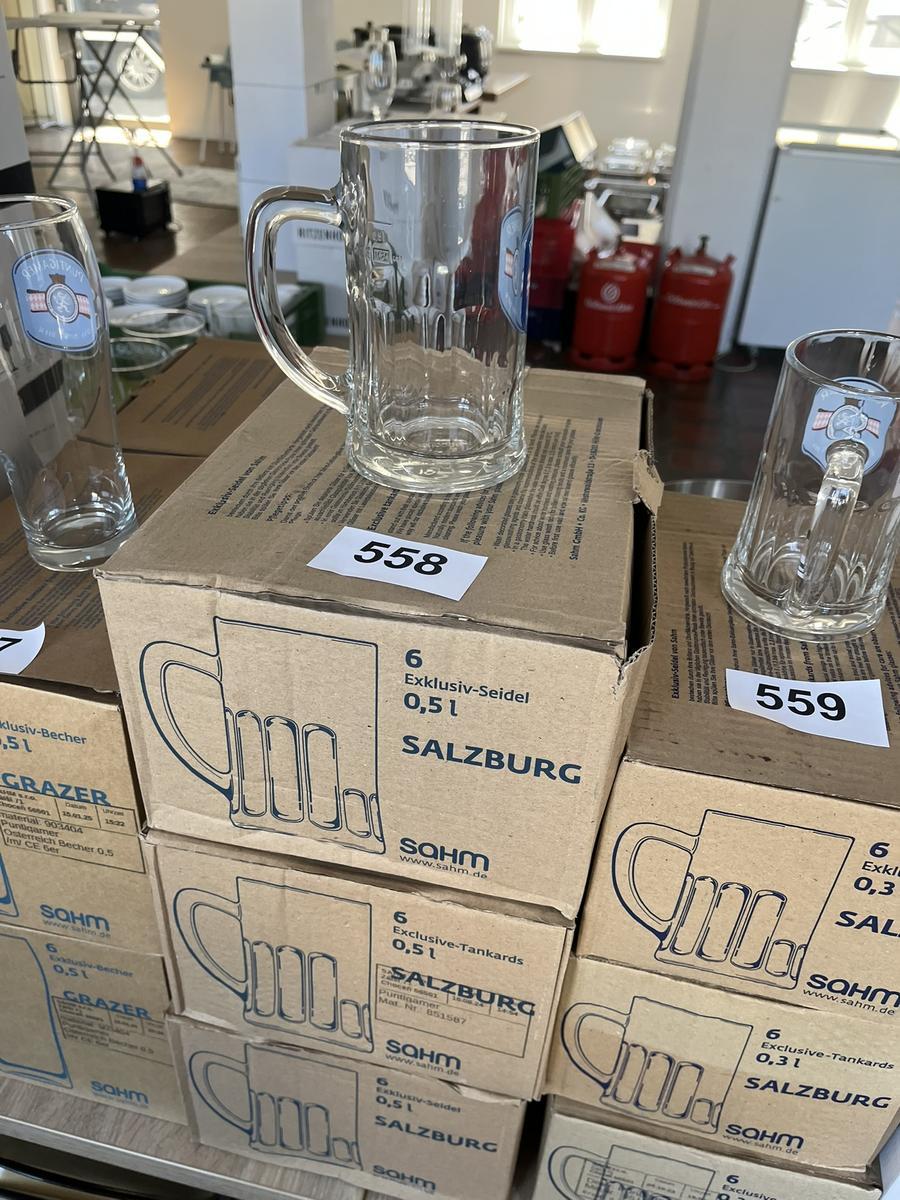 ca. 18 Stk. Salzburg-Glas 0,5