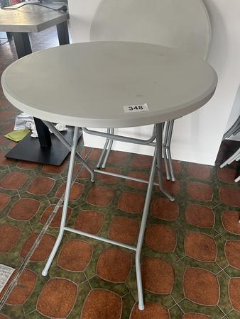 2 Stk. Stehtische klappbar, 80 cm DM, H�he 110 cm