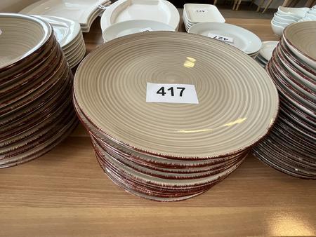 62teiliges Service, 19 - 27 cm DM