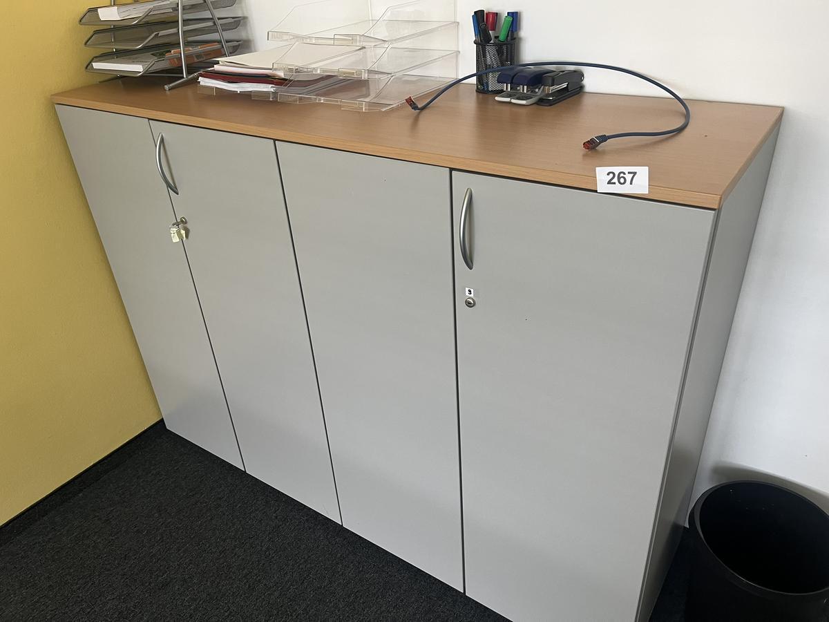 HALI Aktenschrank ca. 160 x 110 cm, Buche/Silber, 4fl&uuml;gelig?d=2026-05-28 13:43:00