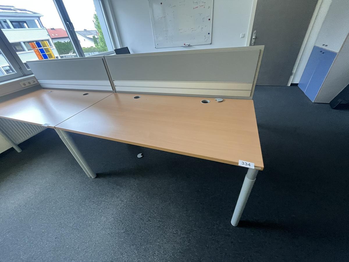 HALI Schreibtisch ohne R&uuml;ckwand 160 x 80 cm