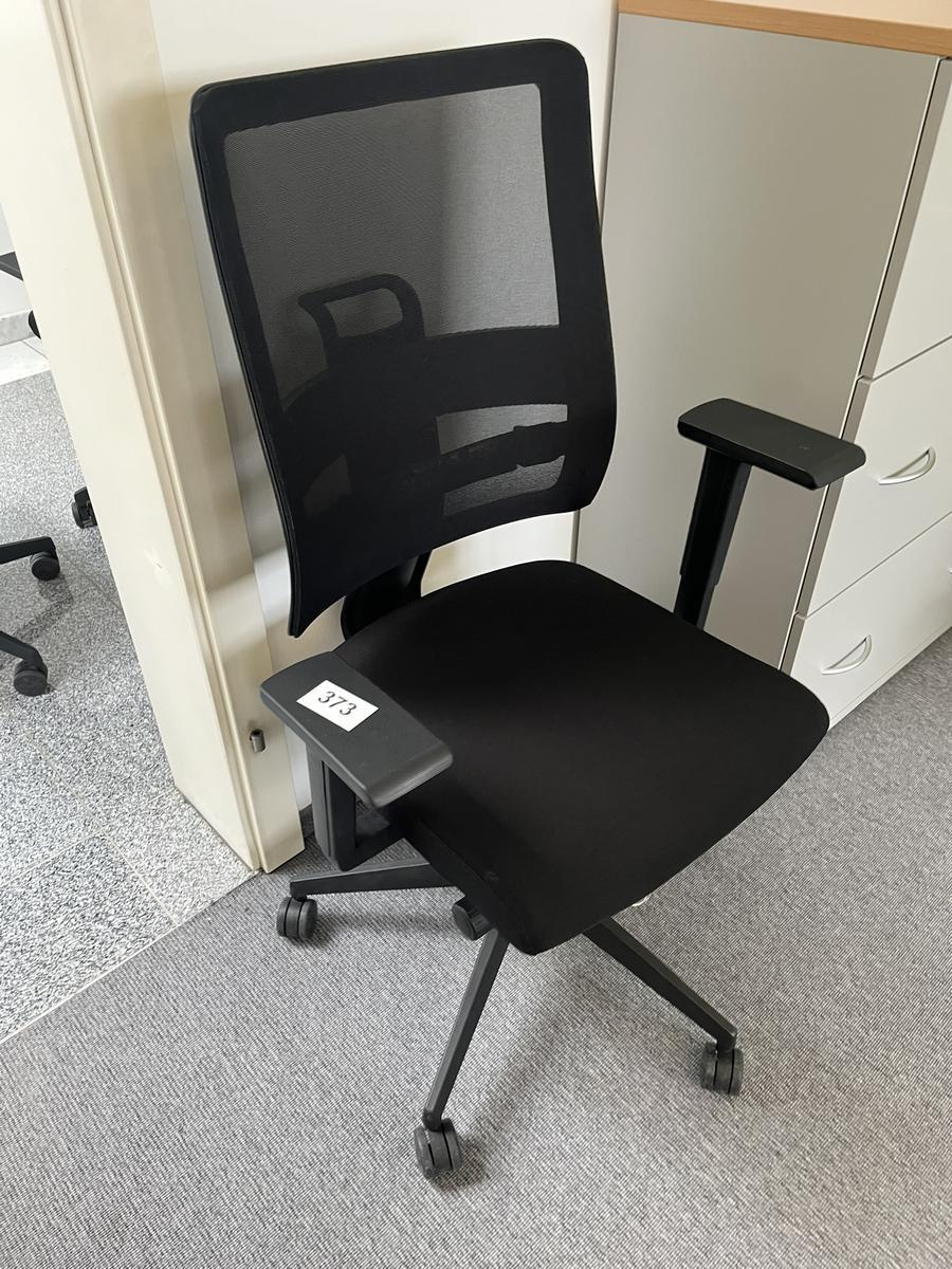 NEUD&Ouml;RFLER-Viasit Drehstuhl schwarz mit Armlehne