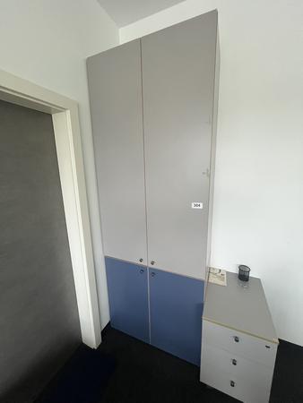 2teiliges Aktenschrankmodul 240 x 90 cm (80/160 cm) 2teiliges Aktenschrankmodul 240 x 90 cm (80/160 cm)