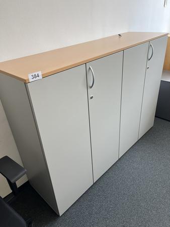 HALI Aktenschrank ca. 160 x 110 cm, Buche/Silber, 4flügelig HALI Aktenschrank ca. 160 x 110 cm, Buche/Silber, 4flügelig