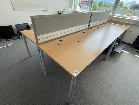 HALI Schreibtisch mit Rückwand 160 x 80 cm HALI Schreibtisch mit Rückwand 160 x 80 cm