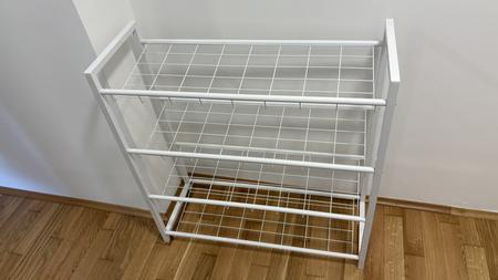 Schuhregal ca. 80Lx30Bx84Hcm, Metallgestell