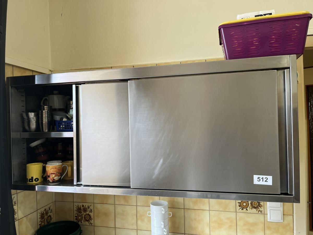 Edelstahl H&auml;ngeschrank mit Schiebet&uuml;ren ca. 140/60/40 cm?d=2026-05-29 17:24:16