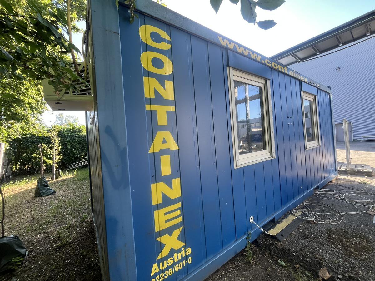 CONTAINEX B&uuml;rocontainer 6055x2438x2590 mm mit 2 Fenstern