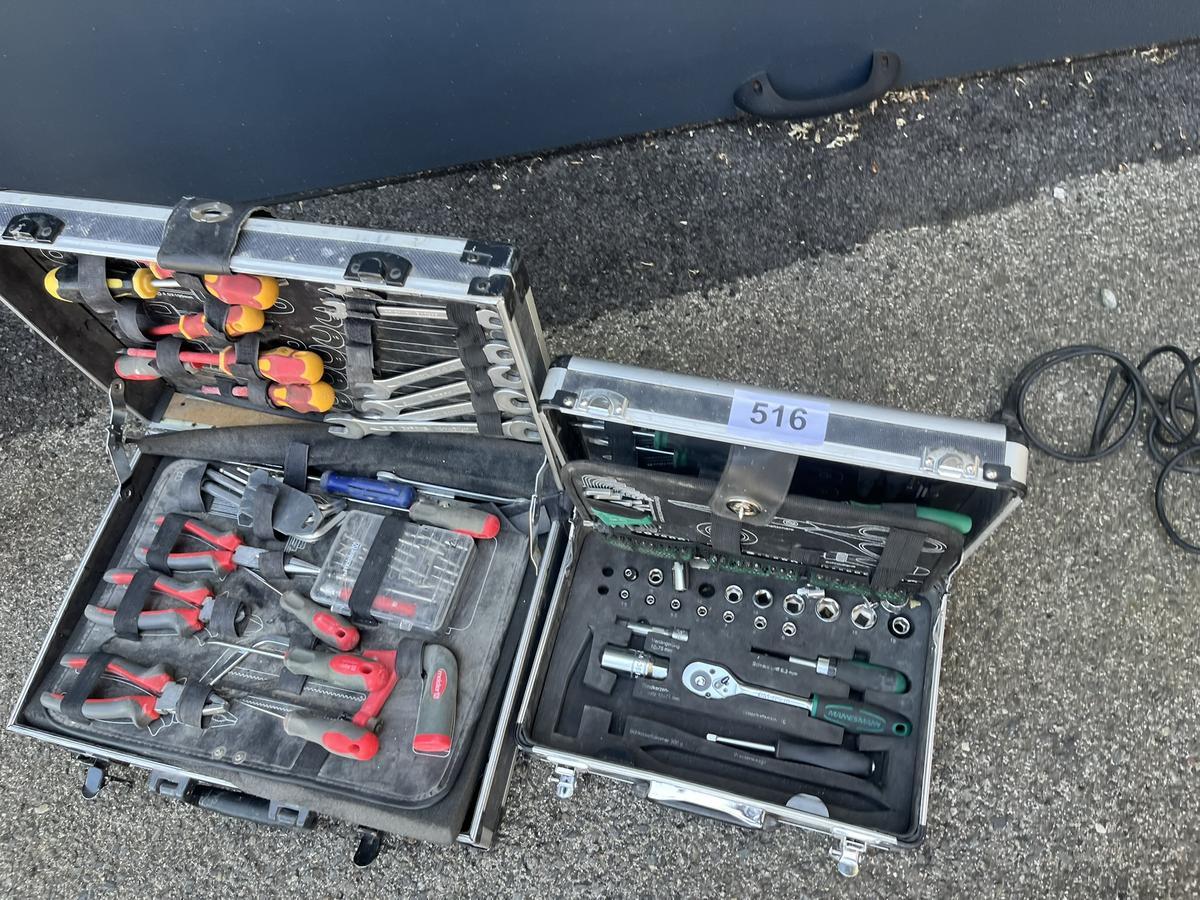 2 Werkzeugkoffer und 1 Sortimentkoffer best&uuml;ckt