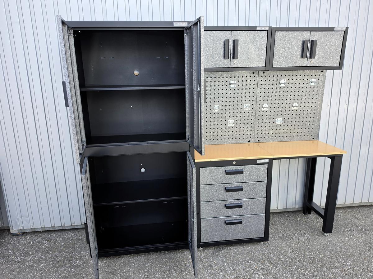Werkstattschrank 2.3 - schwarz/anthrazit, Art.-Nr. WSW003