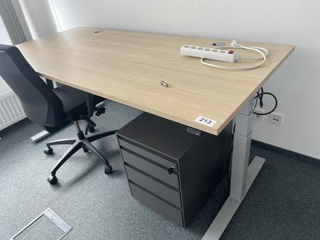 BENE Schreibtischmodul ca. 200x90 cm Eiche BENE Schreibtischmodul ca. 200x90 cm Eiche