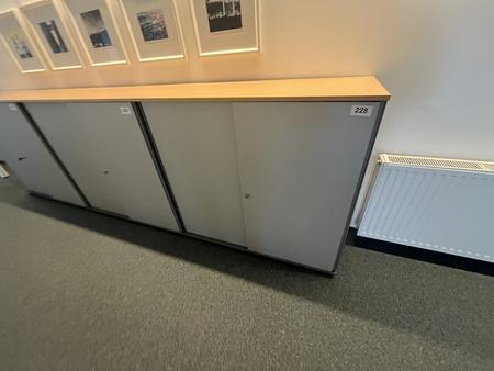 Aktenschrankmodul BENE 120x110 cm mit 3 Ordnerhöhen Aktenschrankmodul BENE 120x110 cm mit 3 Ordnerhöhen