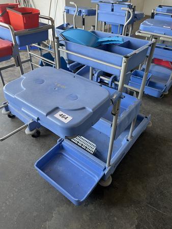 Numatic Reinigungswagen mit Abfallbeh�lter,Eimerset und Presse