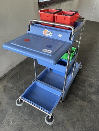 Numatic Reinigungswagen mit Abfallbeh�lter,Eimerset und Presse