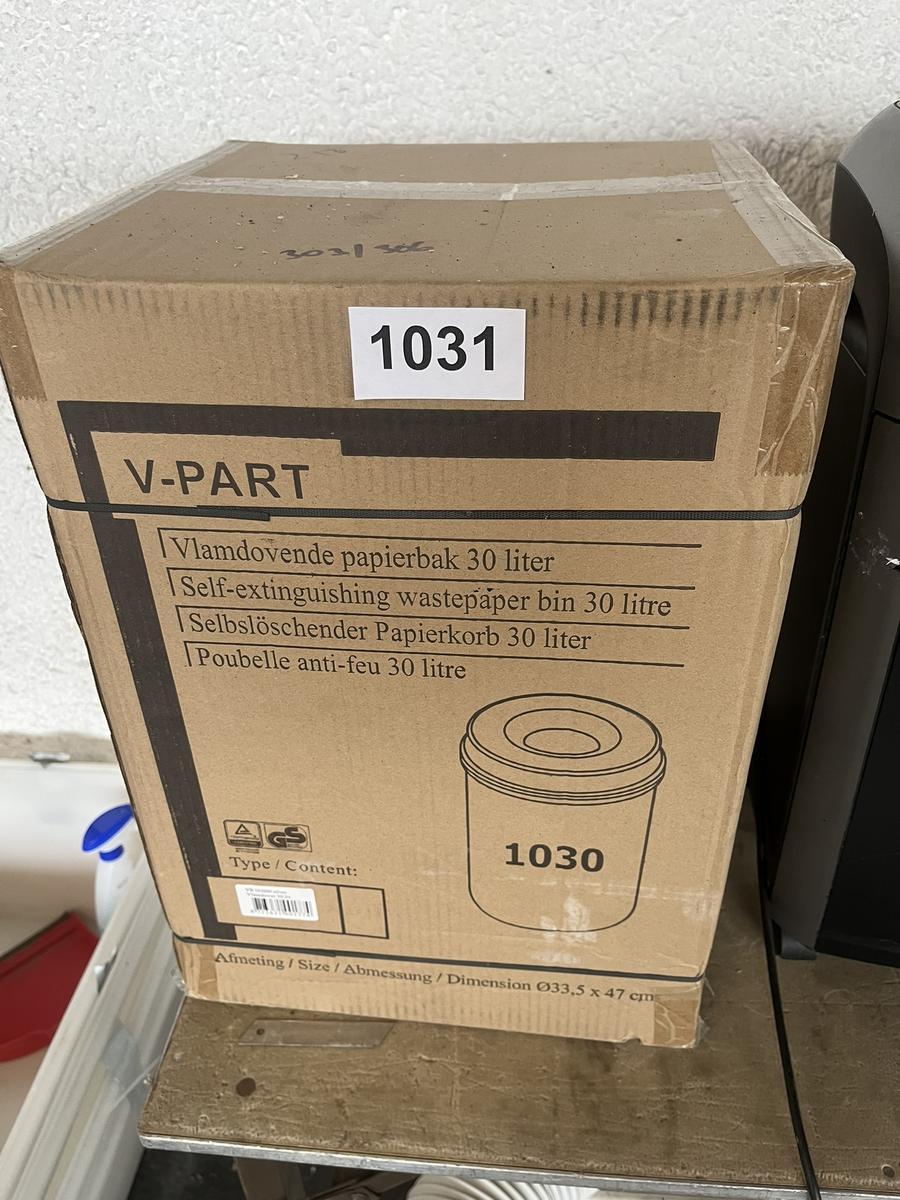 Selbstl&ouml;schender Papierkorb 30 L?d=2026-06-15 14:34:38