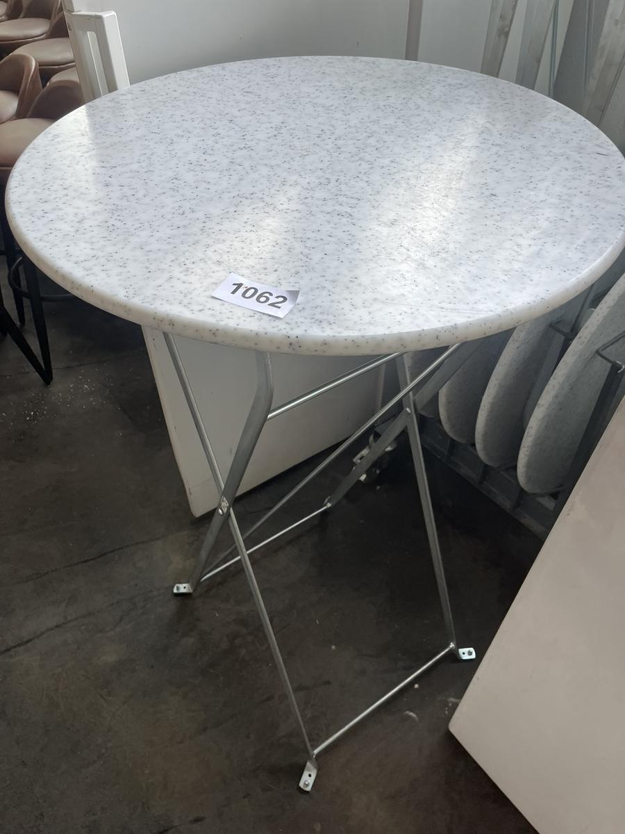 5 Stk. Stehtische klappbar 70 cm DM mit Stapelwagen