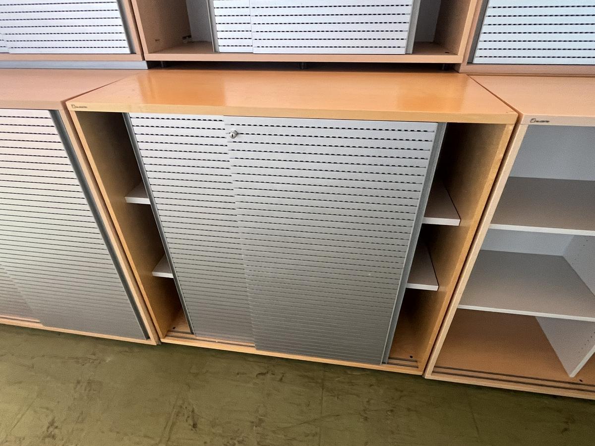 NEUD&Ouml;RFLER Aktenschrank mit Schiebet&uuml;re ca.120/110 cm 3 Ordnerh&ouml;hen