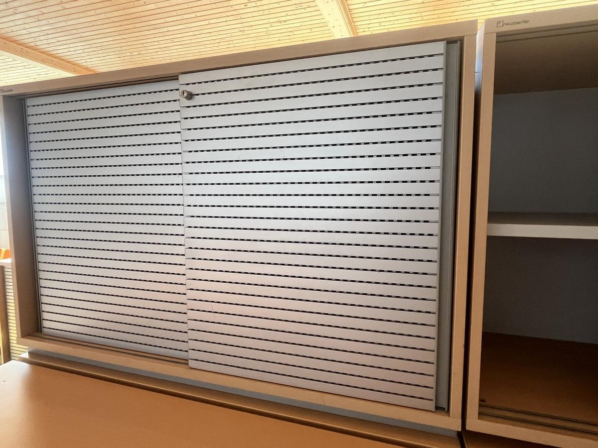 NEUD&Ouml;RFLER Aktenschrank mit Schiebet&uuml;re ca.120/70 cm 2 Ordnerh&ouml;hen