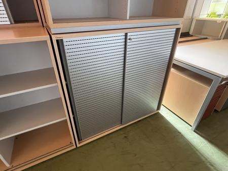 BENE Aktenschrank mit Schiebet�re ca.120/110 cm 3 Ordnerh�hen