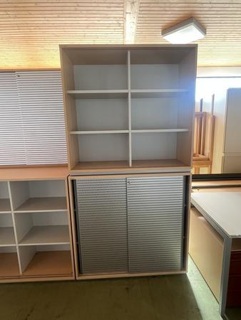 NEUD�RFLER Aktenschrank mit Schiebet�re ca.120/110 cm 3 Ordnerh�hen