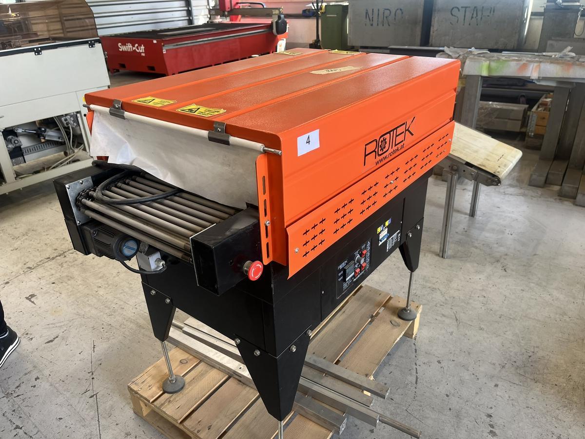 Rotek Folien- Schrumpftunnel Typ PM-ST-BS 4525 Ma&szlig;e 700 x 1200 x 1100 mm