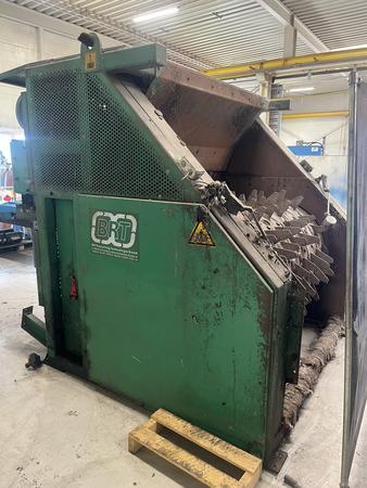 Sackaufreissmaschine inkl. Kettengurtf�rderer, Typ BRT SC 0 Schlitz -0- MAT , BJ 2009, F�rderbreite ca. 1200 mm, F�rderl�nge ca.7200 mm - nicht einsatzbereit