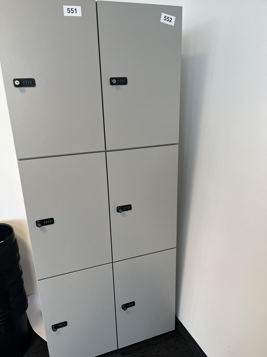 Handtaschenspind versperrbar ca. 40/46/190 cm