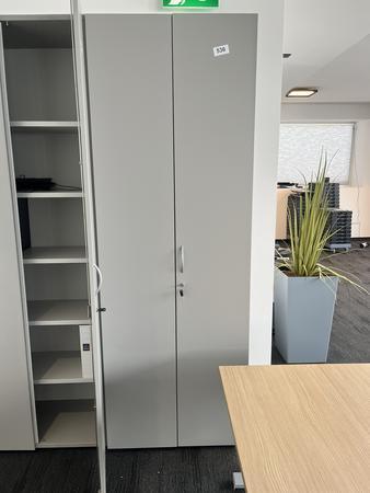 Doppeltür Aktenschrank mit 6 Fachebene grau 80/46/225 cm Doppeltür Aktenschrank mit 6 Fachebene grau 80/46/225 cm