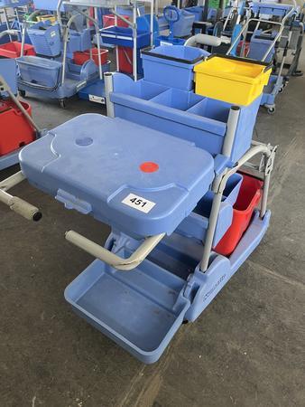 Numatic Reinigungswagen mit Abfallbeh�lter,Eimerset und Presse