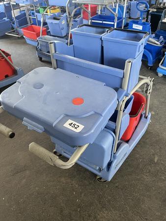 Numatic Reinigungswagen mit Abfallbeh�lter,Eimerset und Presse