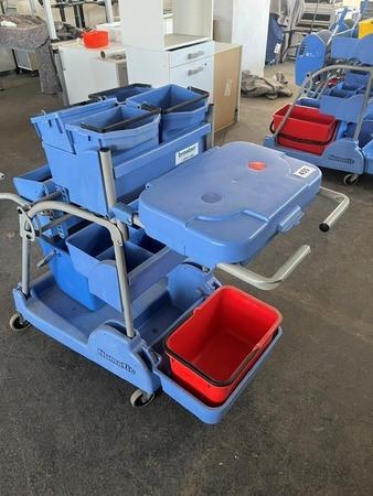 Numatic Reinigungswagen mit Abfallbeh�lter,Eimerset und Presse