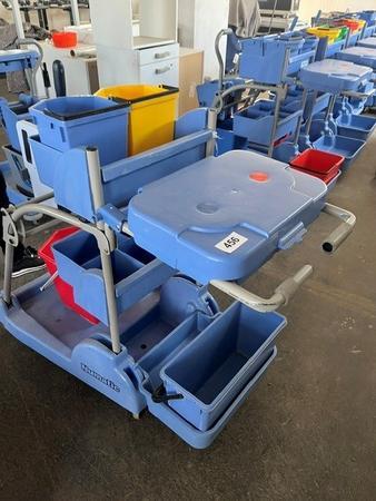 Numatic Reinigungswagen mit Abfallbeh�lter,Eimerset und Presse