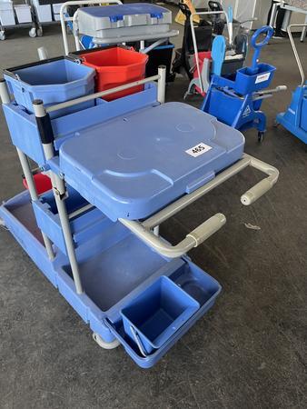 Numatic Reinigungswagen mit Abfallbeh�lter,Eimerset und Presse