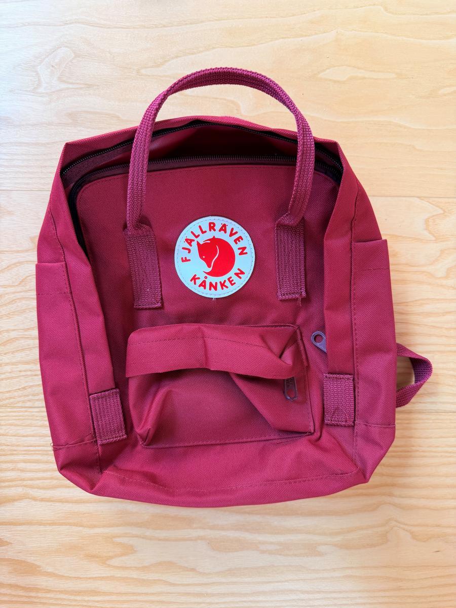 Exklusiver Rucksack Weinrot