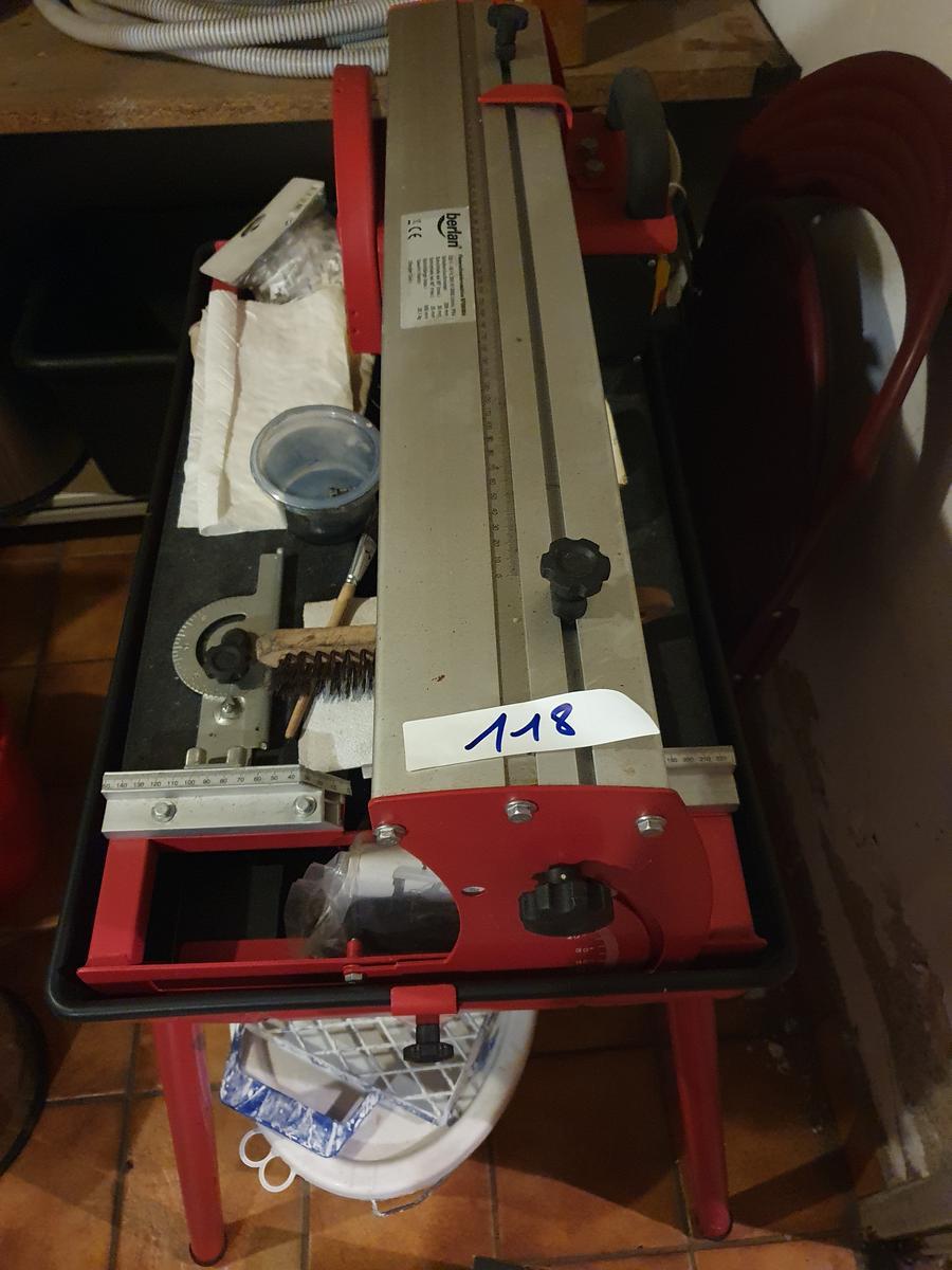 Fliesenschneidemaschine Berlan BFSM800 inkl. Zubeh&ouml;r