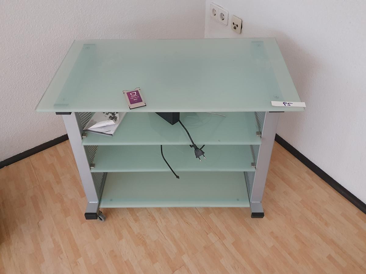 Fernsehtisch ca. 86 x 61 x 50 cm mit Inhalt