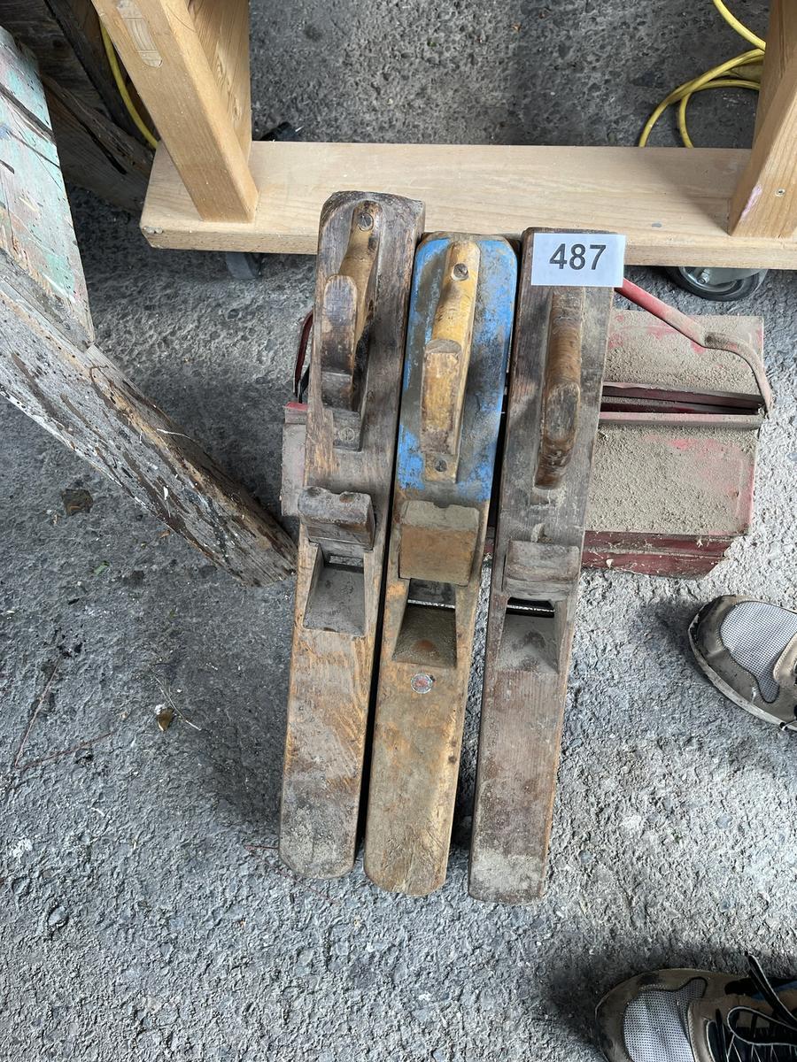 3 St&uuml;ck Tischler Handhobel