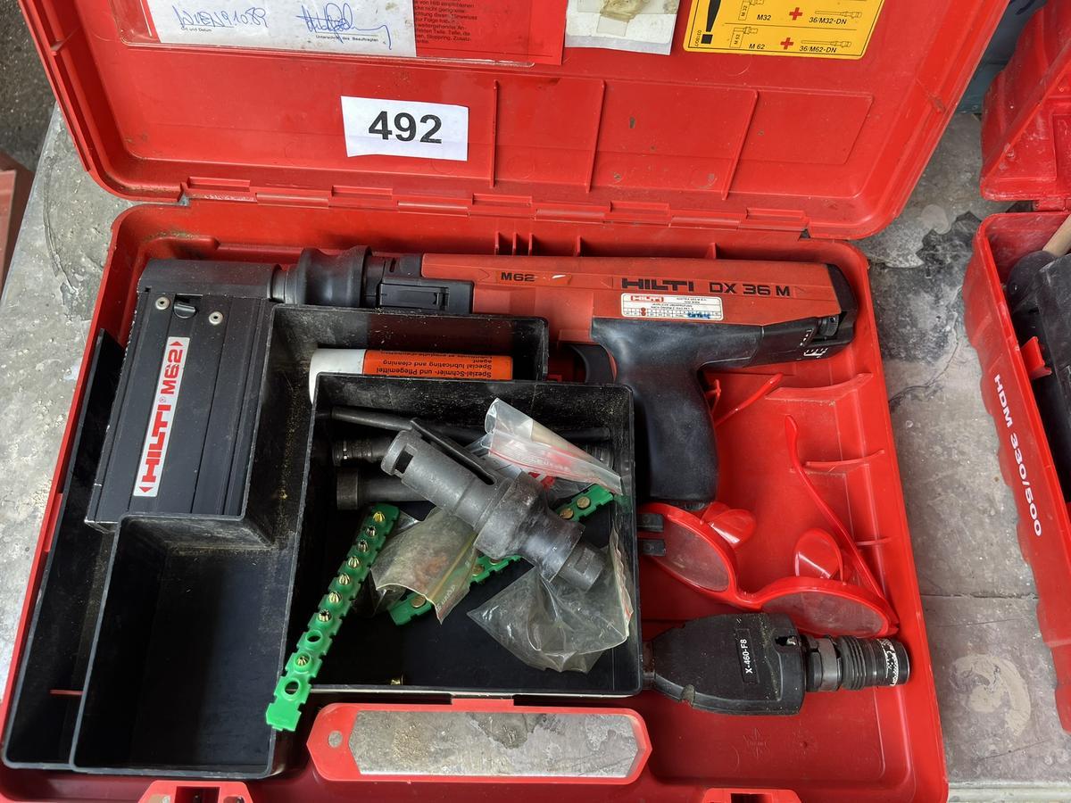 HILTI DX 36 M Bolzensetzger&auml;t im Koffer mit Zubeh&ouml;r