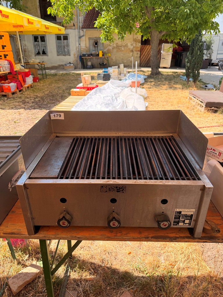 Edelstahl Gasgriller, Ma&szlig;e 70 x 50 x 40 cm